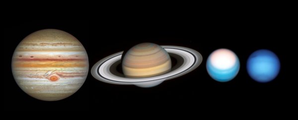 Feast your eyes on the annual family portraits Hubble took of our Solar System giants